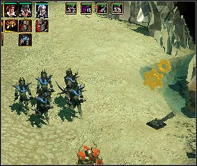 Powołaj grupę około dwunastu Assasynów i podeślij ich do twierdzy wroga, w okolice dźwigni otwierającej bramę - The Hunt - Crystal Forest (1) | Malacay - Spellforce 2: Czas Mrocznych Wojen - poradnik do gry