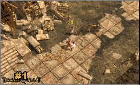 Kolejnym krokiem, który musisz wykonać (aby ukończyć zadanie), jest wejście w głąb następnego poziomu obozowiska - [Main Quest] The Source of the Monster | Solucja Titan Quest - Titan Quest - poradnik do gry