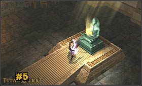 Po zdobyciu go udaj się w dalsza drogę przez: Hathor Basin, Wadjet Canyons, Nile Floodplain aż do wioski Sais (Village of Sais) - [Main Quest] The Blindness of the Gods | Solucja Titan Quest - Titan Quest - poradnik do gry