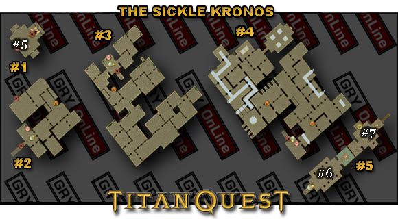 Teraz czeka Cię przeprawa przez kilka poziomów lochów i kanałów - [Main Quest] The Sickle Kronos | Solucja Titan Quest - Titan Quest - poradnik do gry