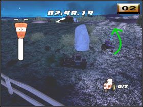 Na początek czeka Cię mała rozgrzewka, bo w sumie tak można nazwać rozpoczęcie krucjaty przeciwko śpiącym traktorom - [Minigry] Przewracanie traktorów - Poziom 1 | Auta - Auta - poradnik do gry