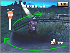 To właśnie z tego miejsca powinieneś rozpocząć przygotowania do dalszej podróży - [Minigry] Przewracanie traktorów - Poziom 2 | Auta - Auta - poradnik do gry