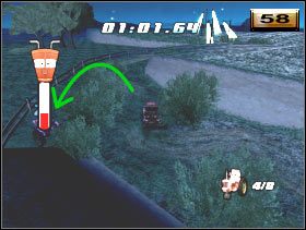 Identyczny schemat wypada zastosować również potem kiedy wyminiesz slalomem dziko rosnące krzewy (57) - [Minigry] Przewracanie traktorów - Poziom 7 | Auta - Auta - poradnik do gry