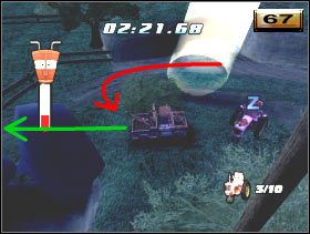 3 - [Minigry] Przewracanie traktorów - Poziom 8 | Auta - Auta - poradnik do gry