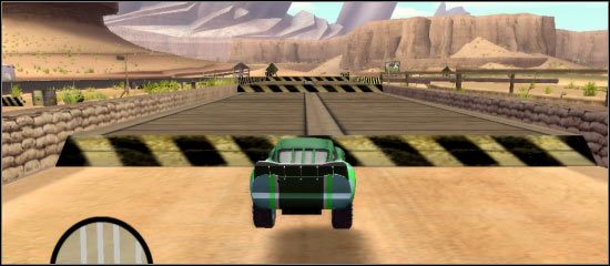 Skoro opony Ci nie straszne, w ostatnim levelu postanowiono je zastąpić takimi właśnie schodami - [Minigry] Trening z Kamaszem | Auta - Auta - poradnik do gry