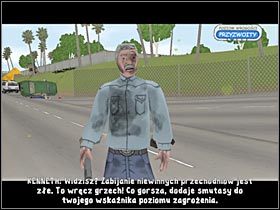 Zauważ, iż wyświetlił się nowy cel - Atak biologiczny (2) | Etap 1 | Bad Day LA - Bad Day L.A. - poradnik do gry