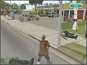 Kolejne czasopismo znajdziesz na tyłach jednego z domów zlokalizowanych na prawo od supermarketu (#1) - Atak biologiczny (4) | Etap 1 | Bad Day LA - Bad Day L.A. - poradnik do gry