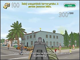 Zanim jeszcze na dobre odjedziesz zajmij się też gostkami stojącymi niedaleko okopów (#1) - Etap 2 - Przejażdżka karetką | Etap 2 | Bad Day LA - Bad Day L.A. - poradnik do gry