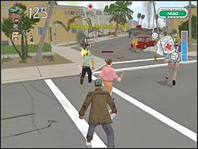 Możesz już skierować się do stojącego kawałek dalej żołnierza (#1) - Trzęsienie ziemi (1) | Etap 3 | Bad Day LA - Bad Day L.A. - poradnik do gry