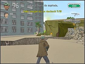 Dobrze byłoby gdybyś zbadał teraz cały ten teren, najlepiej trzymając się wieżowców zlokalizowanych po lewej stronie - Trzęsienie ziemi (2) | Etap 3 | Bad Day LA - Bad Day L.A. - poradnik do gry