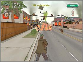 Po dotarciu do kolejnego skrzyżowania udaj się w lewo - Pożar (3) | Etap 5 | Bad Day LA - Bad Day L.A. - poradnik do gry