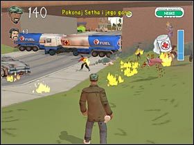 Bossem zajmij się dopiero wtedy, gdy większość jego pomocników będzie już nie żyła (#1) - Pożar (4) | Etap 5 | Bad Day LA - Bad Day L.A. - poradnik do gry