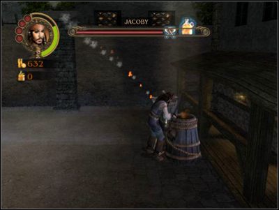 W walce z nim nie oszczędzaj na pociskach - nie da się go sięgnąć w walce wręcz - The Hero of Port Royal | Misje - Pirates of the Caribbean: The Legend of Jack Sparrow - poradnik do gry