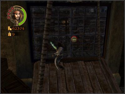 Przetnij je i rozbijając szybę wydostań się na zewnątrz - Stop Blowing Holes in My Ship! | Misje - Pirates of the Caribbean: The Legend of Jack Sparrow - poradnik do gry