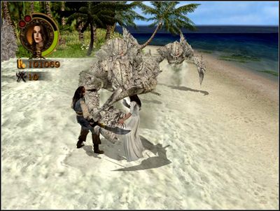 Walka z Żywiołakami na plaży kończy tą misję - Sand, Sky, Rum and Gold | Misje - Pirates of the Caribbean: The Legend of Jack Sparrow - poradnik do gry