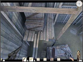 Po raz kolejny będziesz musiał zastosować trik z dużą skrzynią oraz drewnianą platformą - Część pierwsza (3) | Epizod III | Call of Juarez - Call of Juarez - poradnik do gry
