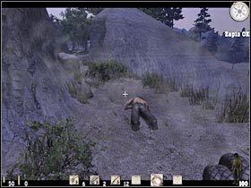 Po kilku chwilach dojdziesz do drzewa, do którego będziesz musiał doczepić lasso (#1) - Część trzecia (2) | Epizod IV | Call of Juarez - Call of Juarez - poradnik do gry