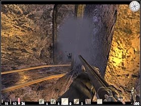 Obróć się teraz w przeciwną stronę i skieruj w stronę korytarza prowadzącego na górę (#1) - Część druga (2) | Epizod V | Call of Juarez - Call of Juarez - poradnik do gry