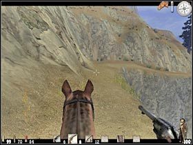 Po dotarciu do niewielkiego skrzyżowania wybierz lewą odnogę (#1) - Część druga (2) | Epizod VIII | Call of Juarez - Call of Juarez - poradnik do gry
