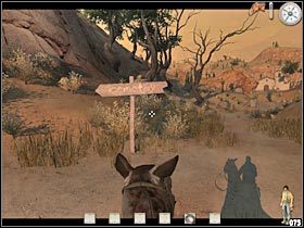 Po dotarciu na miejsce zbliż się do stojącego tu mężczyzny (#1) - Część pierwsza (1) | Epizod XI | Call of Juarez - Call of Juarez - poradnik do gry