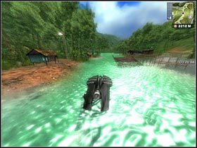 Po kilku chwilach powinieneś zacząć zbliżać się do swojego celu (#1) - [Misja 09] River of Blood | Just Cause - Just Cause - poradnik do gry