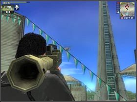 Wracaj na podest i wskakuj do wspomnianego śmigłowca (#1) - [Misja 15] Some Enchanted Evening | Just Cause - Just Cause - poradnik do gry