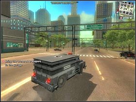 Osobiście radziłbym po raz kolejny skierować się w stronę głównej ulicy, dzięki czemu będziesz przemieszczał się po linii prostej (#1) - [Misja 16] Streets of Fire | Just Cause - Just Cause - poradnik do gry