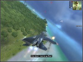Równolegle w powietrzu pojawią się inne myśliwce - [Misja 20] Taking Out the Garbage Vol. 2 | Just Cause - Just Cause - poradnik do gry