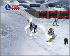 Na lewo od miejsca, w którym zaczynasz poziom, znajduje się brama dla TIE Fighterów - Episode V - Hoth Battle | Freeplay Mode - LEGO Star Wars II: The Original Trilogy - poradnik do gry
