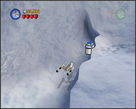 Na końcu drugiej sekcji, po prawej stronie - przed drugą zaporą - Episode V - Hoth Battle | Freeplay Mode - LEGO Star Wars II: The Original Trilogy - poradnik do gry
