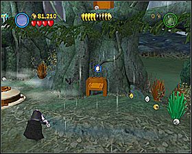 Użyj małej postaci, by przejść przez tunel w ostatniej części poziomu - Episode V - Dagobah | Freeplay Mode - LEGO Star Wars II: The Original Trilogy - poradnik do gry
