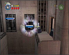 Obok drzwi dla Łowców, które Fett otwiera uciekając przed tobą, jest także panel dla R2 - Episode V - Betrayal Over Bespin | Freeplay Mode - LEGO Star Wars II: The Original Trilogy - poradnik do gry
