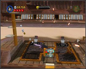 Na pierwszym i drugim skiffie znajdziesz działka, które możesz kompletować - Episode VI - The Great Pit of Carkoon | Freeplay Mode - LEGO Star Wars II: The Original Trilogy - poradnik do gry
