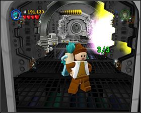 Aby odkryć tego Minikita, musisz zniszczyć 3 konkretne obiekty, z grubsza pokazane na screenach po lewej - Episode IV - Secret Plans | Freeplay Mode - LEGO Star Wars II: The Original Trilogy - poradnik do gry