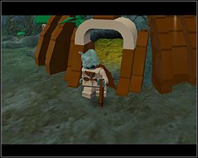 Podejdź do Yody i naciśnij przycisk zmiany postaci, a Luke weźmie go na barana - Episode V - Dagobah | Story Mode LEGO Star Wars II - LEGO Star Wars II: The Original Trilogy - poradnik do gry