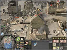 [7] - Company of Heroes Kompania Braci: Misja 10 - St. Lo (2) - solucja - Company of Heroes: Kompania Braci - poradnik do gry