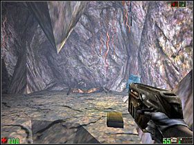 W środku pomieszczenia pojawią się cztery czerwone guziki w kształcie strzałek - 3. Arajigar Mine | Unreal - Unreal - poradnik do gry