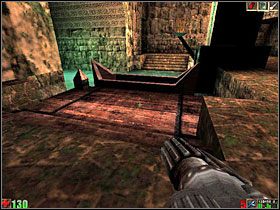 W rogu znajdziesz przejście, idź wzdłuż ściany, aż do pomieszczenia z dwoma kolumnami i przyciskiem na środku - 13. Temple of Vendora | Unreal - Unreal - poradnik do gry