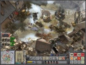 Po oczyszczeniu podwórza wybierz Jagdtigera i zajmij się okopami po lewej - Misja 2 | Kampania niemiecka | Faces of War Oblicza Wojny - Faces of War: Oblicza Wojny - poradnik do gry