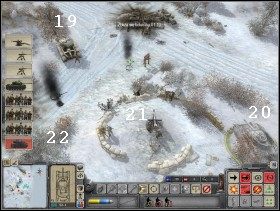 Po zniszczeniu kolumny, która nadjedzie od północy gracz otrzyma zadanie, które jest niemal nie do wykonania w wersji 1 - Misja 5 | Kampania niemiecka | Faces of War Oblicza Wojny - Faces of War: Oblicza Wojny - poradnik do gry