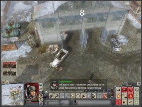 Warsztat jest kolejnym miejscem, w którym musisz podłożyć minę - Misja 7 | Kampania niemiecka | Faces of War Oblicza Wojny - Faces of War: Oblicza Wojny - poradnik do gry