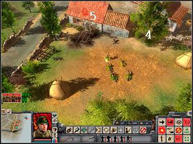 Po wejściu na pole zwróć uwagę na okop po lewej stronie (zachodniej - 6) - Misja 2 | Kampania sowiecka | Faces of War Oblicza Wojny - Faces of War: Oblicza Wojny - poradnik do gry