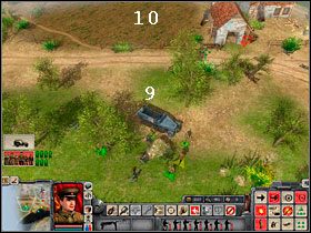 Staranuj wszelkie i budynki na górze i na lewo w kierunku: do wzniesienia - Misja 6 | Kampania sowiecka | Faces of War Oblicza Wojny - Faces of War: Oblicza Wojny - poradnik do gry