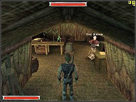 Na miejscu strażnikom mówisz, że chcesz się przyłączyć do obozu - Witamy w Koloni (11) | Rozdział 1 | Gothic - Gothic - poradnik do gry