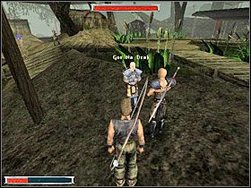 Teraz, gdybyś koło Lestera poszedł w prawo i cały czas trzymał się drogi, to byś doszedł do Baala Oruna (obrazek z lewej) - Witamy w Koloni (12) | Rozdział 1 | Gothic - Gothic - poradnik do gry