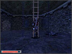 W środku znajdziesz dwie dodatkowe skrzynie(obrazek z lewej) z eliksirami leczniczymi i many - Starożytna magia (7) | Rozdział 3 | Gothic - Gothic - poradnik do gry