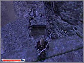 Na górze idziesz prosto i skręcasz w lewo na balkon - Starożytna magia (7) | Rozdział 3 | Gothic - Gothic - poradnik do gry