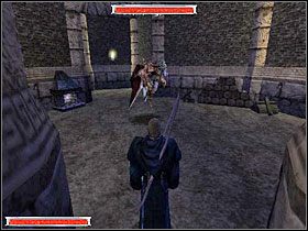 Teraz przyszła pora na ostatniego, a zarazem najtrudniejszego z golemów - Xardas (1) | Rozdział 4 | Gothic - Gothic - poradnik do gry