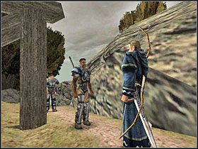 Nie przejmuj się nim i udaj się w miejsce, gdzie znajdował się Cord - Xardas (2) | Rozdział 4 | Gothic - Gothic - poradnik do gry