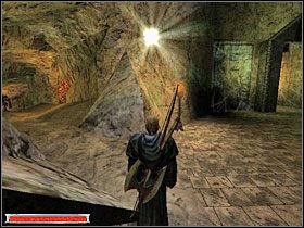 Jednak tym razem zwróć uwagę na schody (obrazek z lewej), o ile to można nazwać schodami - Strażnicy portalu (4) | Rozdział 5 | Gothic - Gothic - poradnik do gry